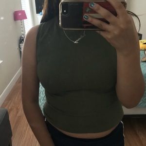 olive Croptop